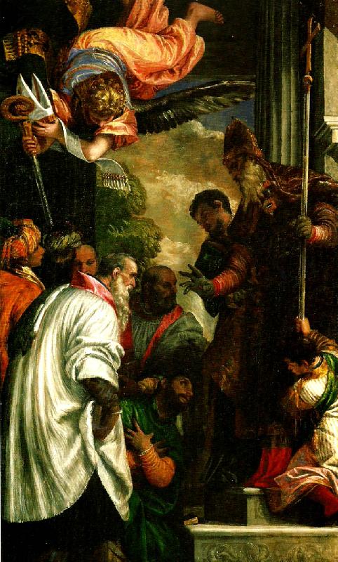 Paolo  Veronese consecration of st. nicholas Germany oil painting art